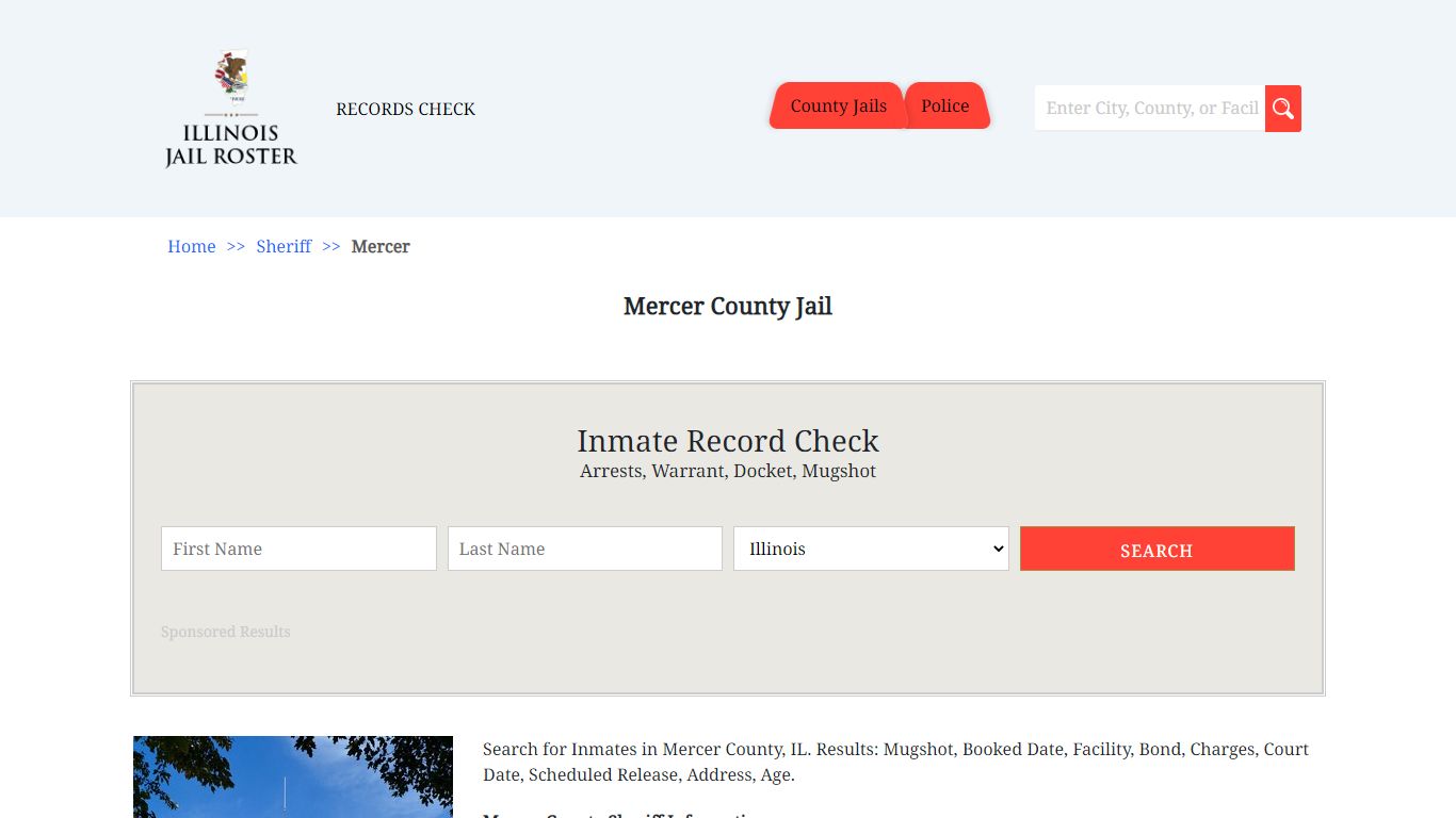 Mercer County Jail - Jail Roster Search